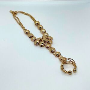 Beautiful Gold Hand Chain Bracelet